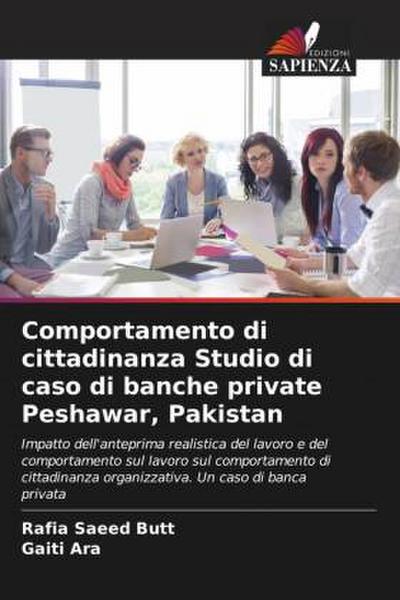 Comportamento di cittadinanza Studio di caso di banche private Peshawar, Pakistan