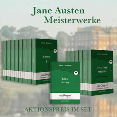 Jane Austens Meisterwerke (Bücher + Audio-Online) - Lesemethode von Ilya Frank - Zweisprachige Ausgabe Englisch-Deutsch, m. 15 Audio, m. 15 Audio, 15 Teile