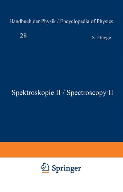 Spektroskopie II / Spectroscopy II