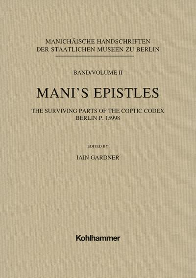 Mani’s Epistles
