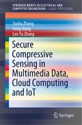 Secure Compressive Sensing in Multimedia Data, Cloud Computing and IoT