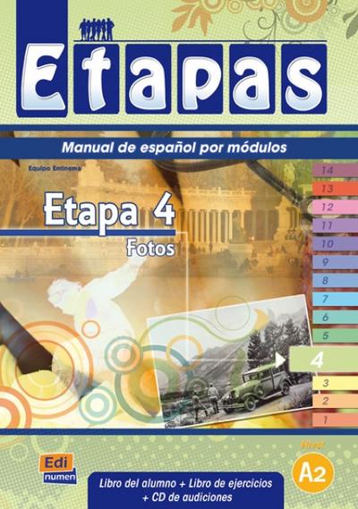 Etapas Fotos, Libro del alumno + Libro de ejercicios + CD de audiciones
