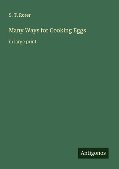 Many Ways for Cooking Eggs