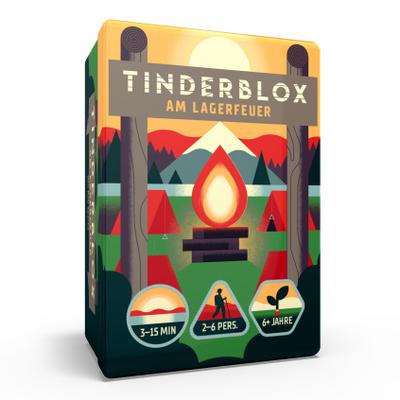 Tinderblox - am Lagerfeuer - Geschicklichkeitsspiel (DE)