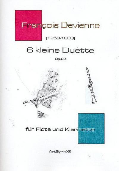 6 kleine Duette op.82für Flöte und Klarinette