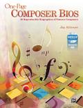 One-Page Composer Bios  |  Buch & Enhanced CD