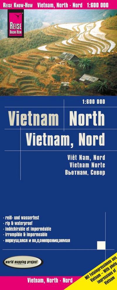 Reise Know-How Landkarte Vietnam Nord 1 : 600.000
