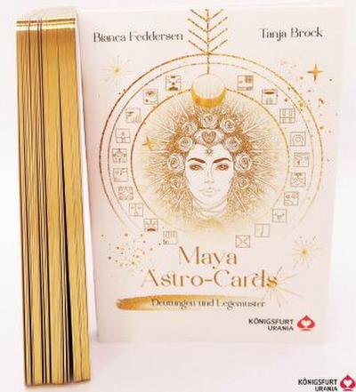 Maya-Astro-Cards: 44 astrologische Orakelkarten mit Booklet, m. 1 Buch, m. 1 Beilage