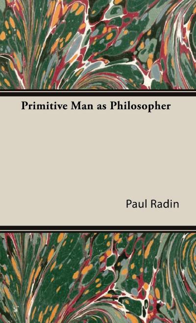 Primitive Man as Philosopher