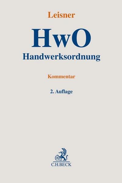 Handwerksordnung. HwO