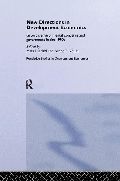 New Directions in Development Economics