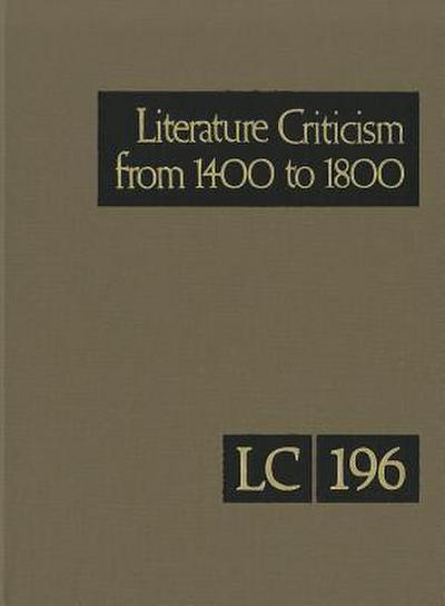 Literature Criticism from 1400 to 1800