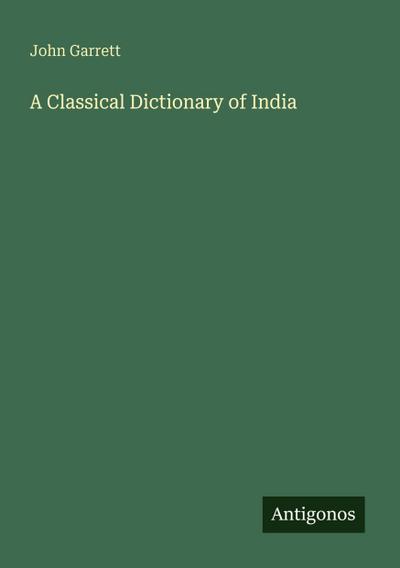 A Classical Dictionary of India
