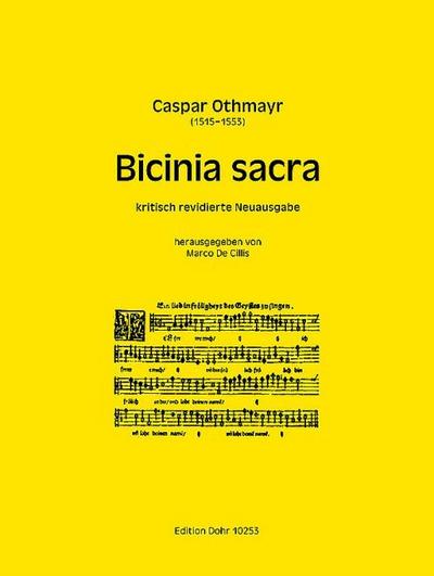 Bicinia sacra für 2 StimmenPartitur