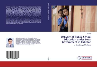 Delivery of Public-School Education under Local Government in Pakistan