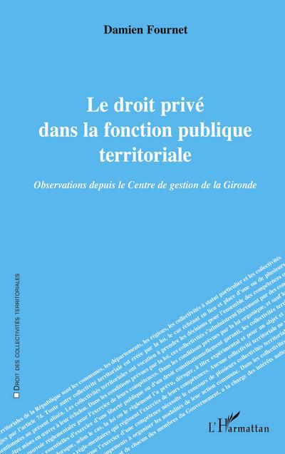 Le droit privé dans la fonction publique territoriale