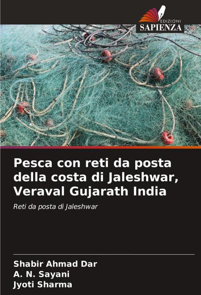 Pesca con reti da posta della costa di Jaleshwar, Veraval Gujarath India