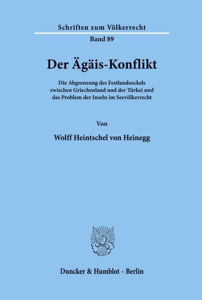 Der Ägäis-Konflikt.