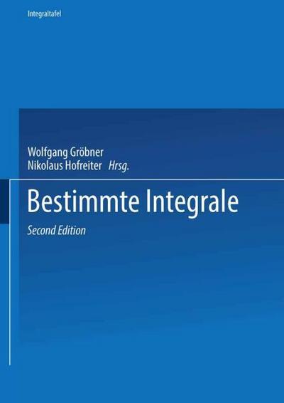 Zweiter Teil Bestimmte Integrale