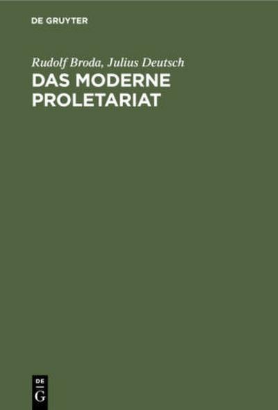 Das moderne Proletariat