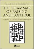 The Grammar of Raising and Control