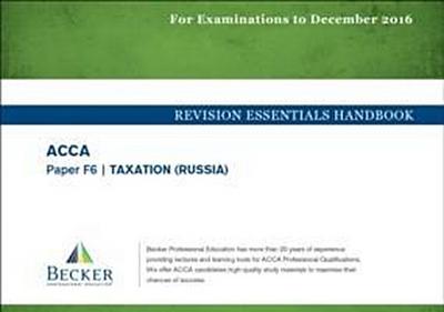 ACCA - F6 Taxation (Russia) (for Exams to Dec 2016)