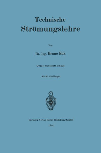 Technische Strömungslehre
