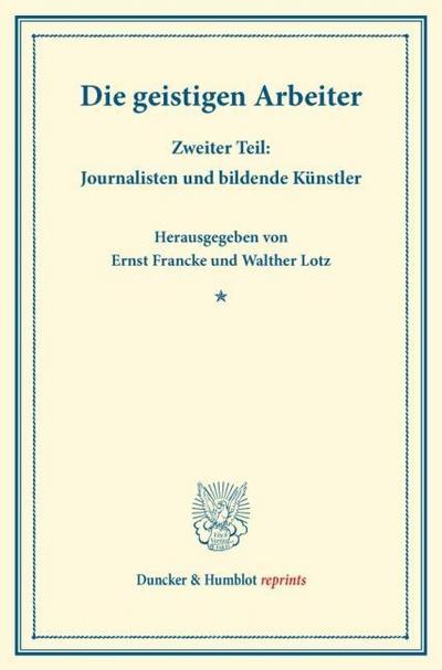 Die geistigen Arbeiter.