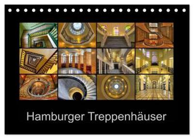 Hamburger Treppenhäuser (Tischkalender 2026 DIN A5 quer), CALVENDO Monatskalender