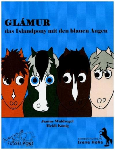 Glámur, das Islandpony mit den blauen Augen