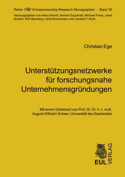 Unterstützungsnetzwerke für forschungsnahe Unternehmensgründungen