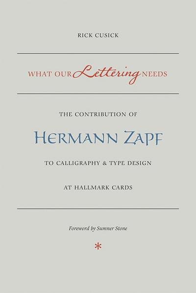 What Our Lettering Needs