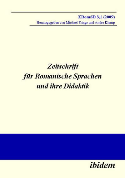 Zeitschrift für Romanische Sprachen und ihre Didaktik