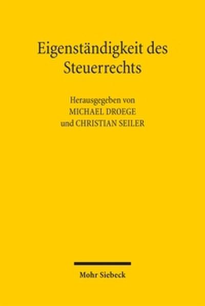 Eigenständigkeit des Steuerrechts