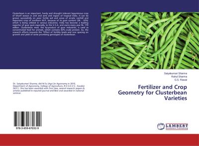 Fertilizer and Crop Geometry for Clusterbean Varieties