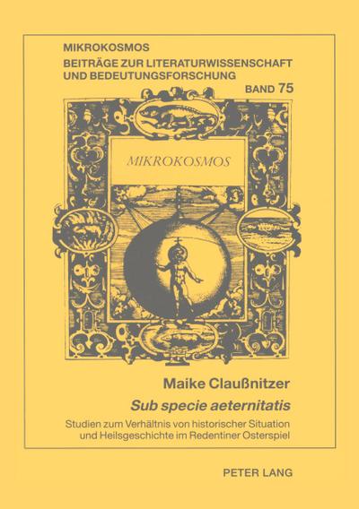 ’Sub specie aeternitatis’