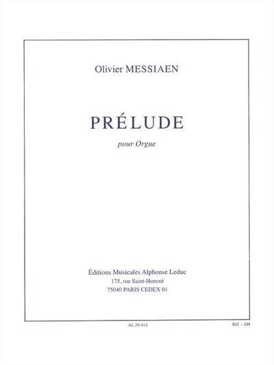 Préludepour orgue