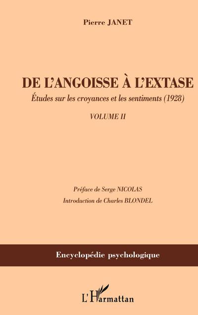 De l’angoisse à l’extase