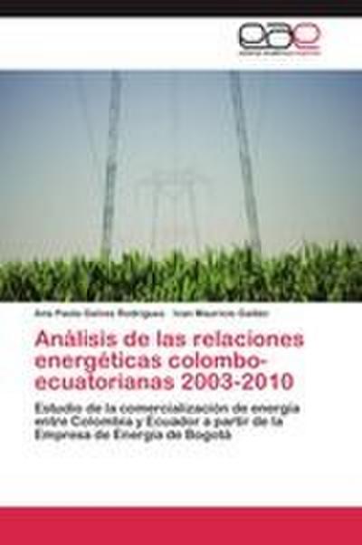 Análisis de las relaciones energéticas colombo-ecuatorianas 2003-2010