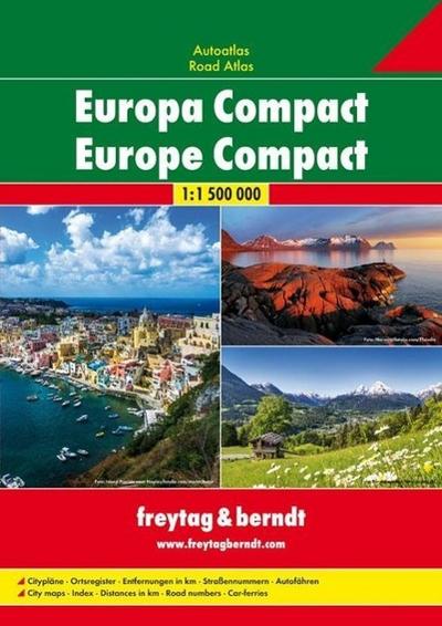 Freytag & Berndt Atlas Europa Compact. Freytag & Berndt Road Atlas Europe Compact