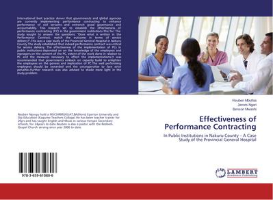 Effectiveness of Performance Contracting
