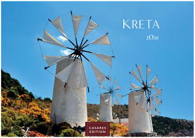 Kreta Kalender 2026 - Wandkalender | Fotokalender Griechenland 35x50cm - . mit 12 atemberaubenden Fotos von Kreta.