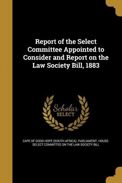 REPORT OF THE SELECT COMMITTEE