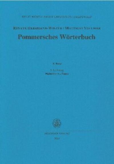 Pommersches Wörterbuch Nådelühr bis Pamp