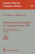 Mathematical Foundations of Computer Science 1992