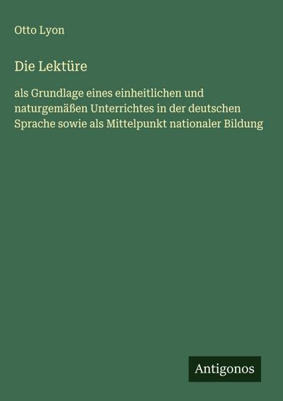 Die Lektüre