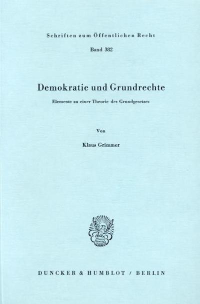 Demokratie und Grundrechte.