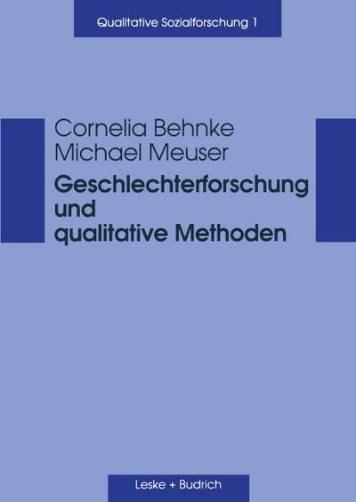Geschlechterforschung und qualitative Methoden