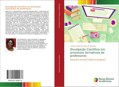 Divulgação Científica em processos formativos de professores