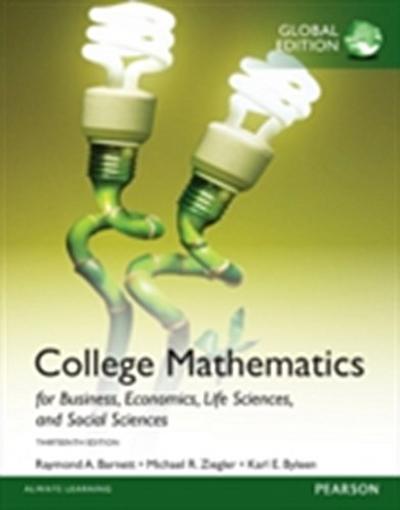 College Math for Business, Economics, Life Sciences & Social Sciences PDF eBook, Global Edition